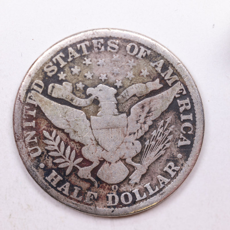 1897-O Barber Silver Half Dollar, Very Good Details, Store