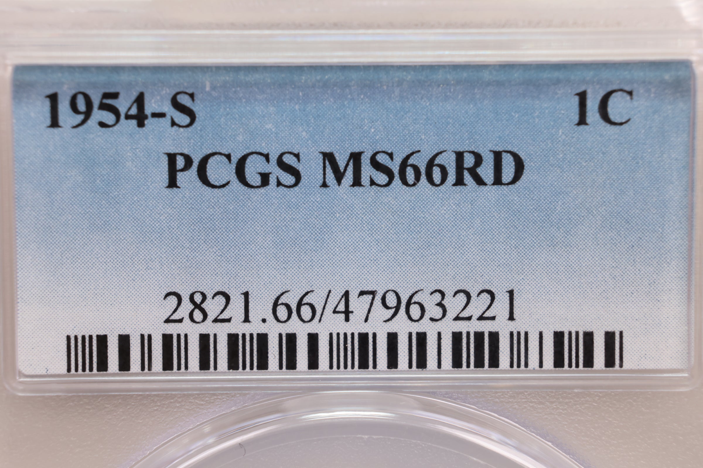 1946-S Lincoln Wheat Cent, PCGS Certified MS66, Red, Store #GCT049