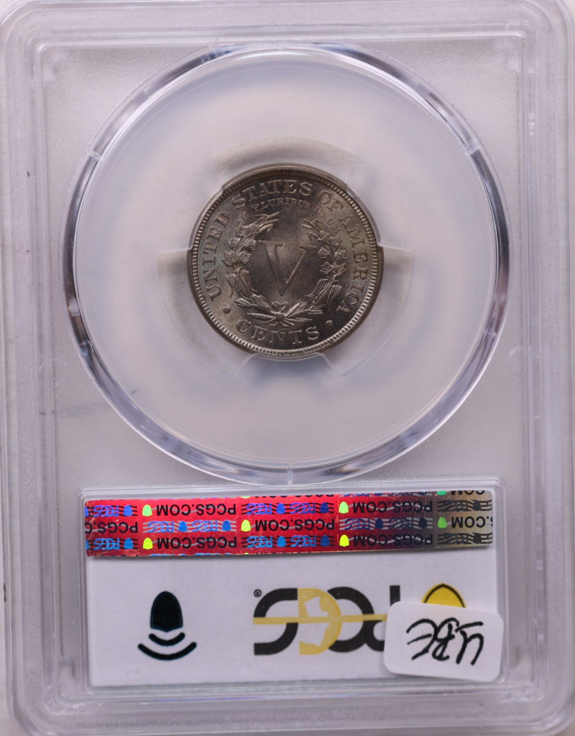 1893 Liberty Nickel, (V) Nickel, Gem Mint State, PCGS MS-63. Store #GNL006.