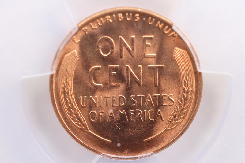 1946-S Lincoln Wheat Cent, PCGS Certified MS66, Red, Store