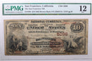 1882 $10., Brown Back., National Currency., San Francisco, CA., PMG F-12., LGNB004