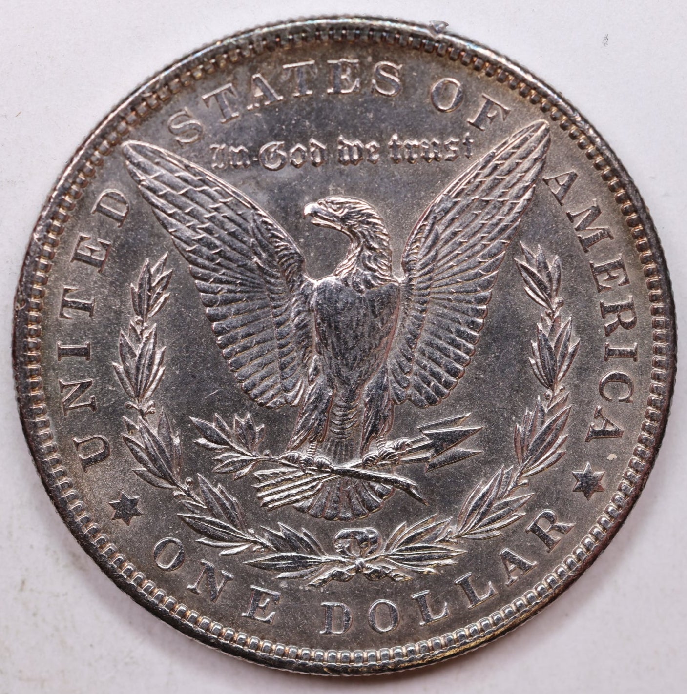 1904 Morgan Silver Dollar, Nice Uncirculated Coin, TONER, Store #DR0844.