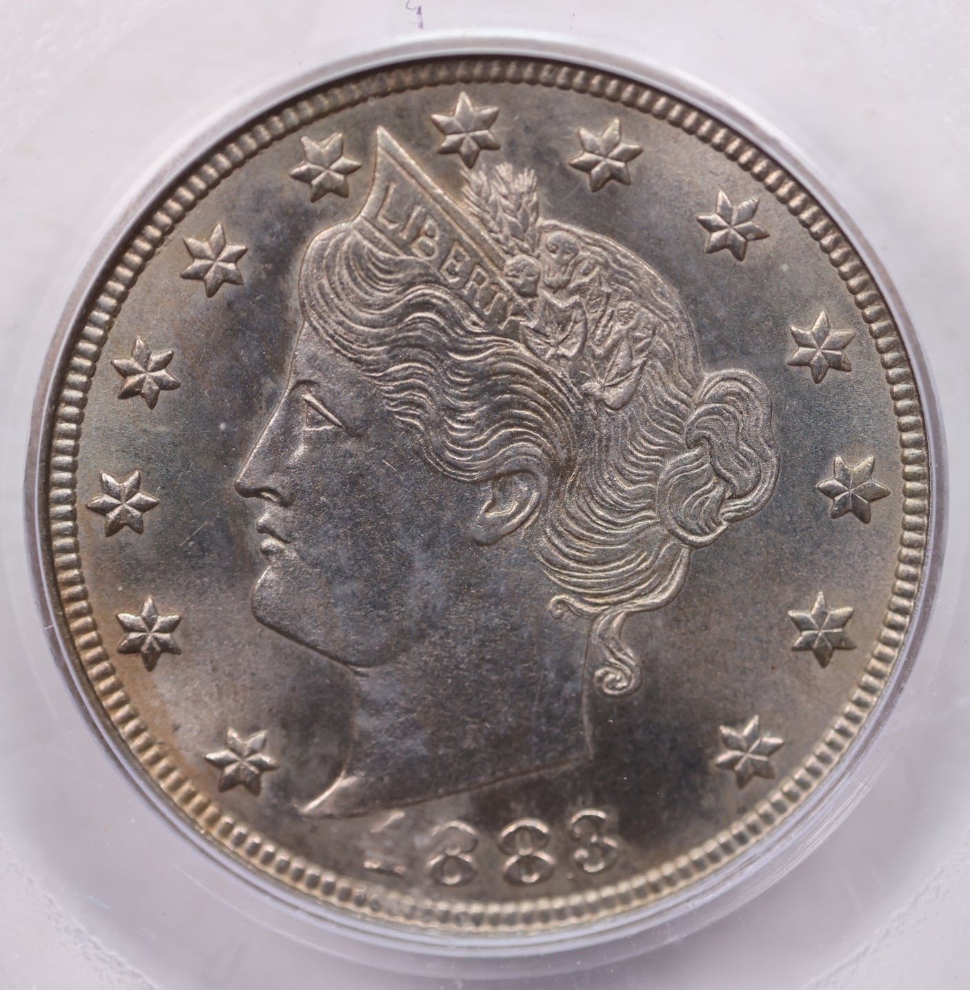 1883 Liberty Nickel, 'No Cents', Mint State, PCGS MS-64, Store #GNL020.
