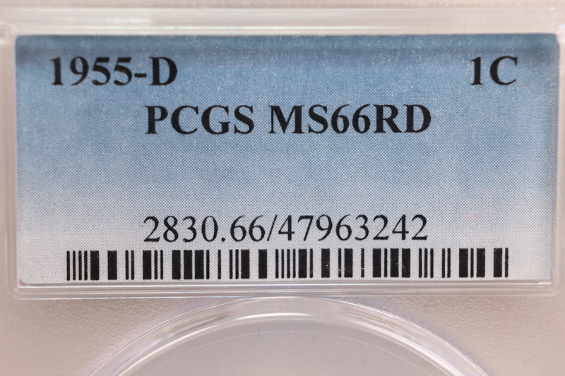 1946-S Lincoln Wheat Cent, PCGS Certified MS66, Red, Store