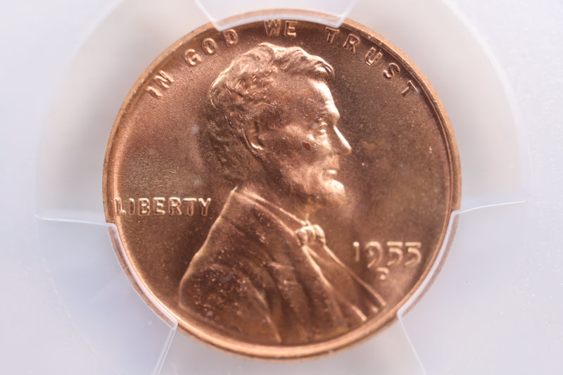 1946-S Lincoln Wheat Cent, PCGS Certified MS66, Red, Store