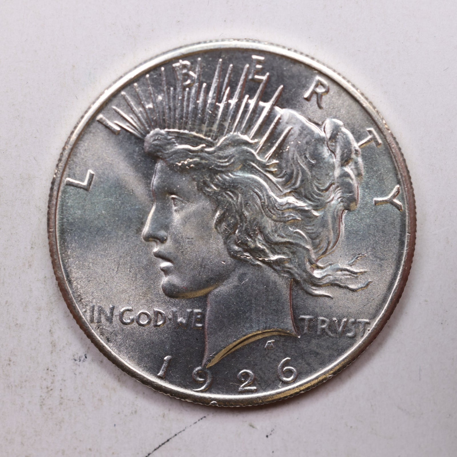 1926 Peace Dollar, Mint State Uncirculated Coin, Store #DR0980