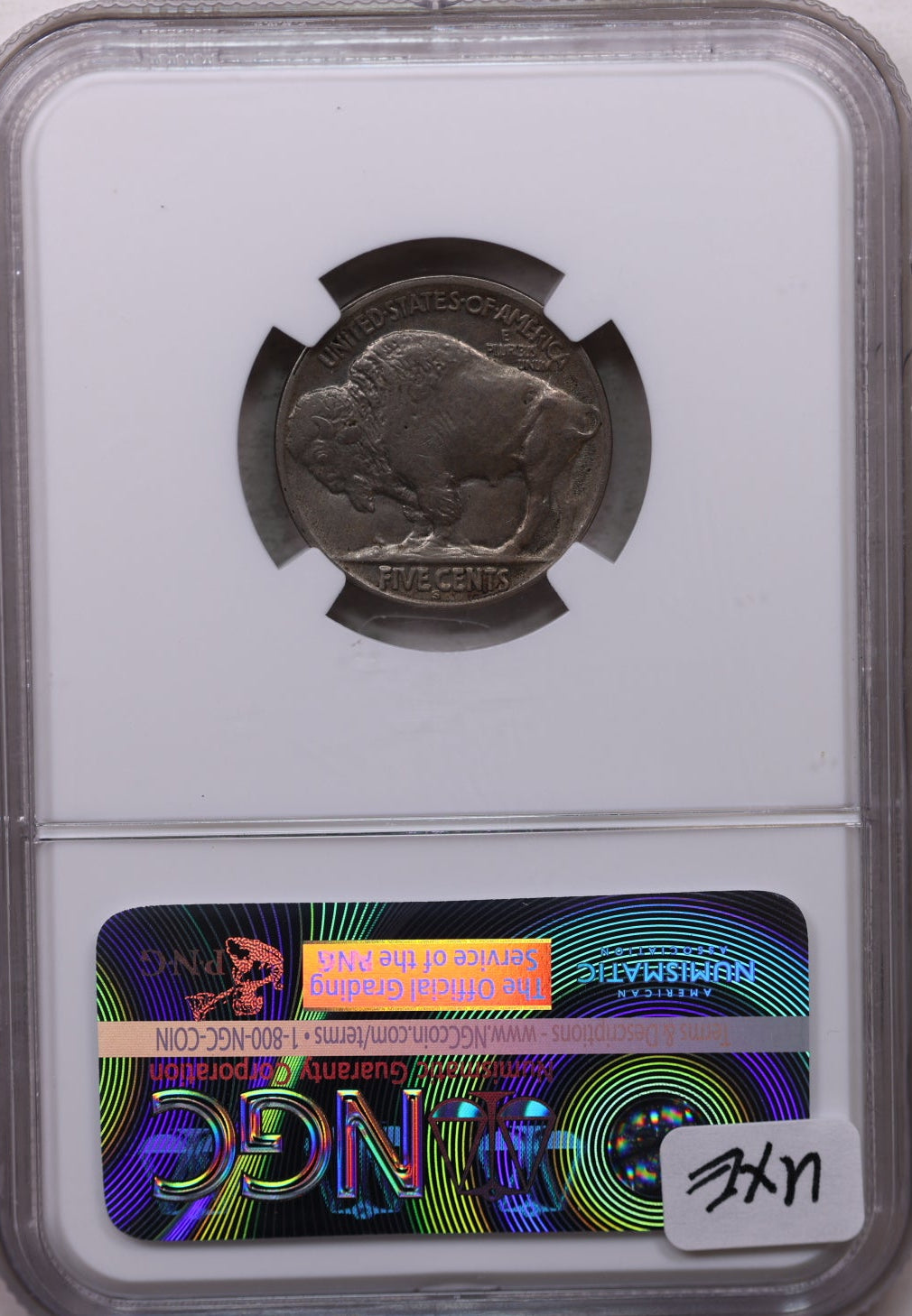 1913-S Buffalo Nickel, Better Collectible Date, NGC AU-58, Store SALE #GNL027.