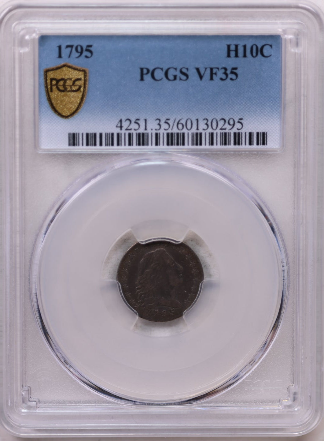 1795 Bust Silver Half Dime, PCGS Certified VF-35, Store Sale #GHE008.