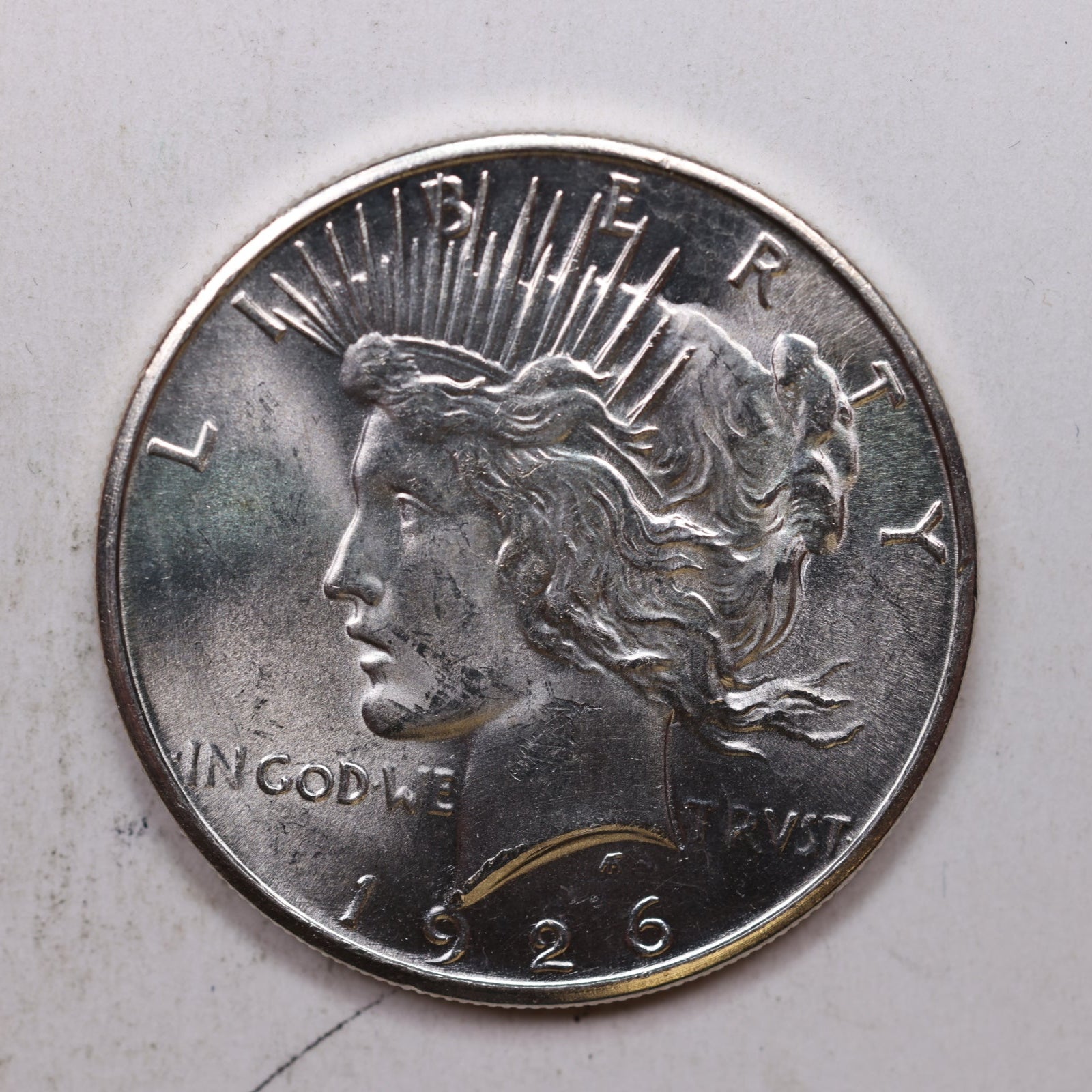 1926-S Peace Dollar, Mint State, Uncirculated Coin, Store #DR0981