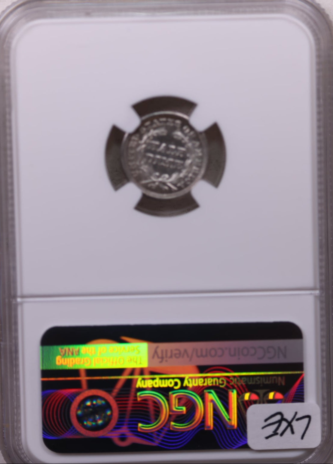 1844 Seated Liberty Half Dime, NGC Certified AU-58, Store Sale #GHE009.