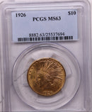 1926 $10, Gold Indian, Pre 1933 Eagle, PCGS MS-63, Store Sale