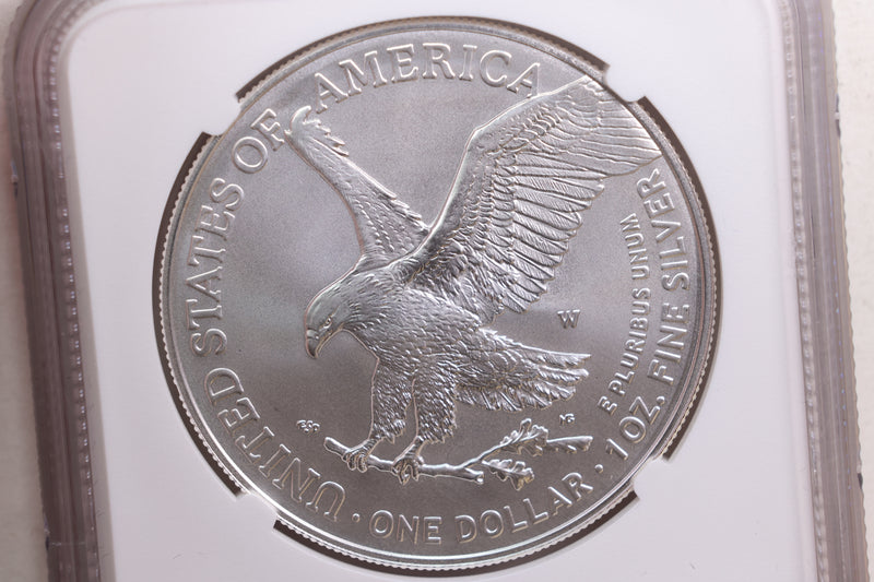 2025 American Silver Eagle, Burnished Strike, NGC MS-70, Store SALE
