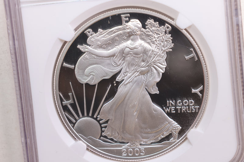 2003-W American Silver Eagle, Proof Strike, NGC PF-70, Store SALE