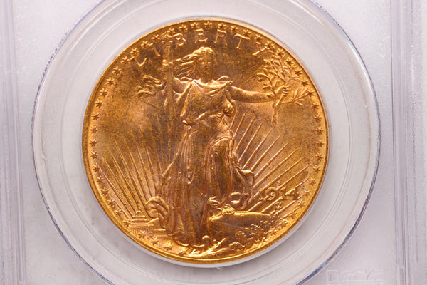 1924 $20 Gold Saint, Pre 1933 Double Eagle, PCGS MS-64, Store Sale #G0124.