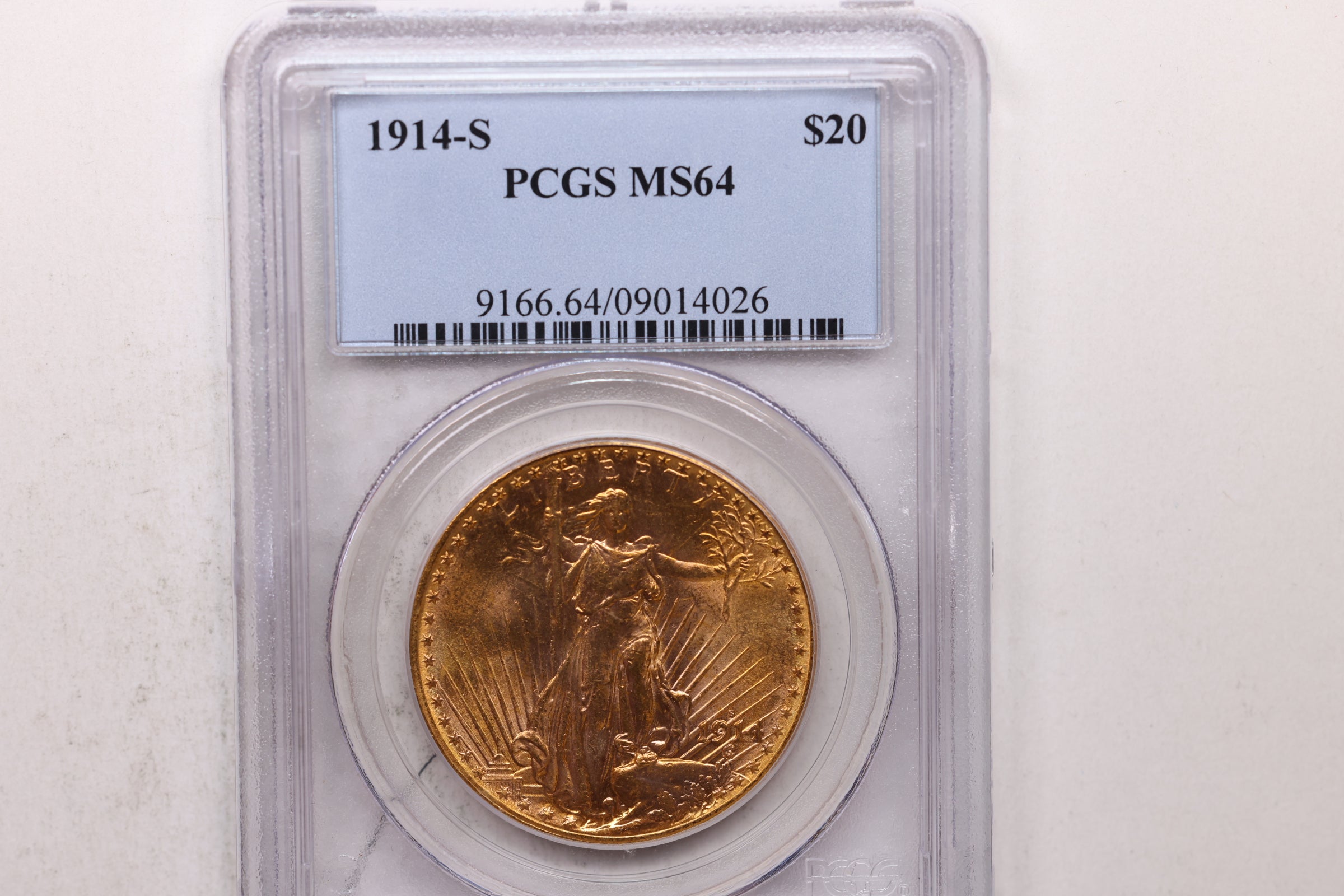 1924 $20 Gold Saint, Pre 1933 Double Eagle, PCGS MS-64, Store Sale #G0124.
