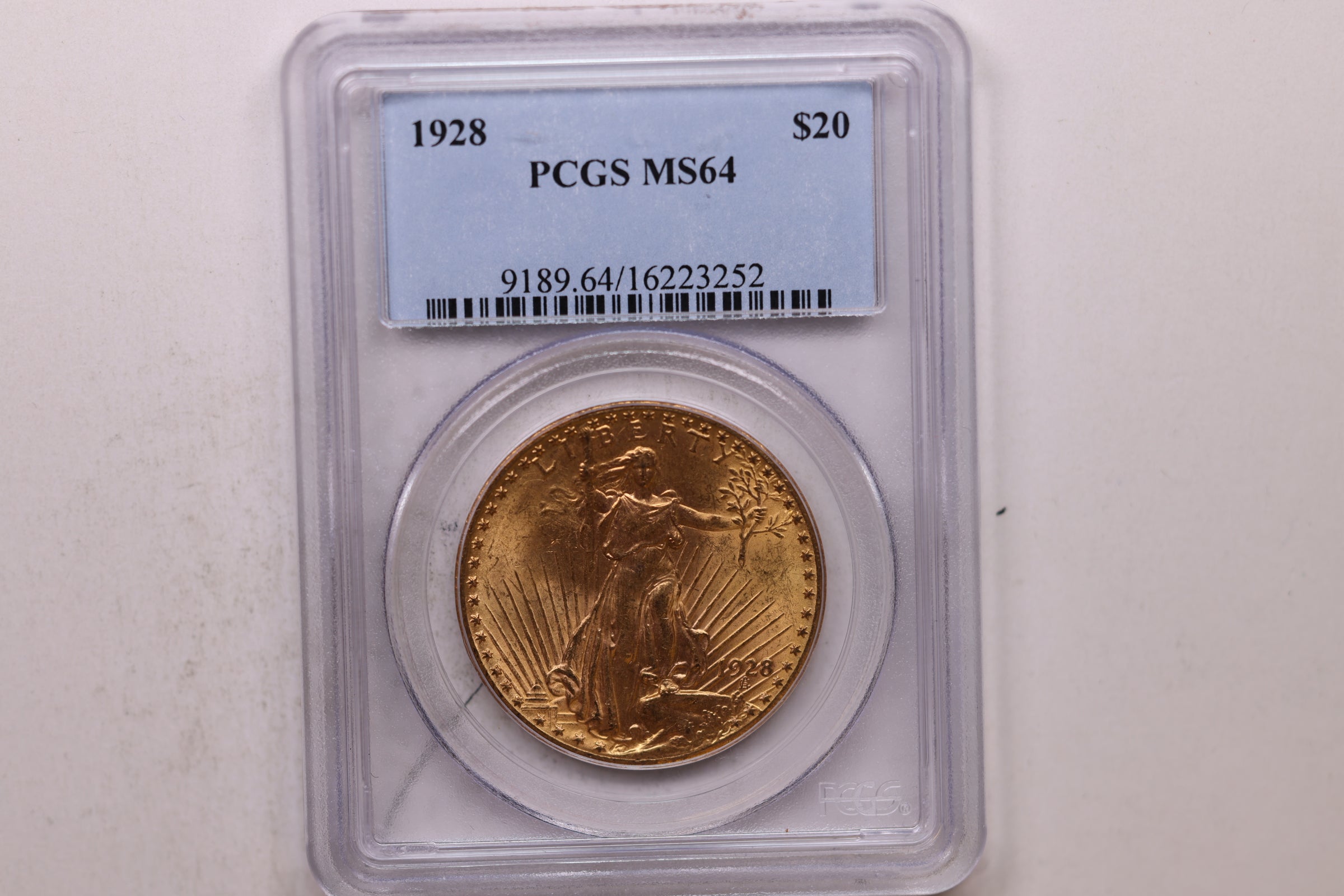 1924 $20 Gold Saint, Pre 1933 Double Eagle, PCGS MS-64, Store Sale #G0124.