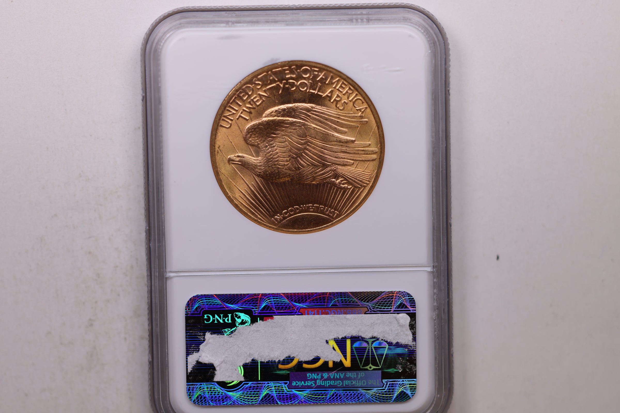 1908 $20 Gold Saint, Pre 1933 Double Eagle, NGC MS-64, Store Sale #G0126.