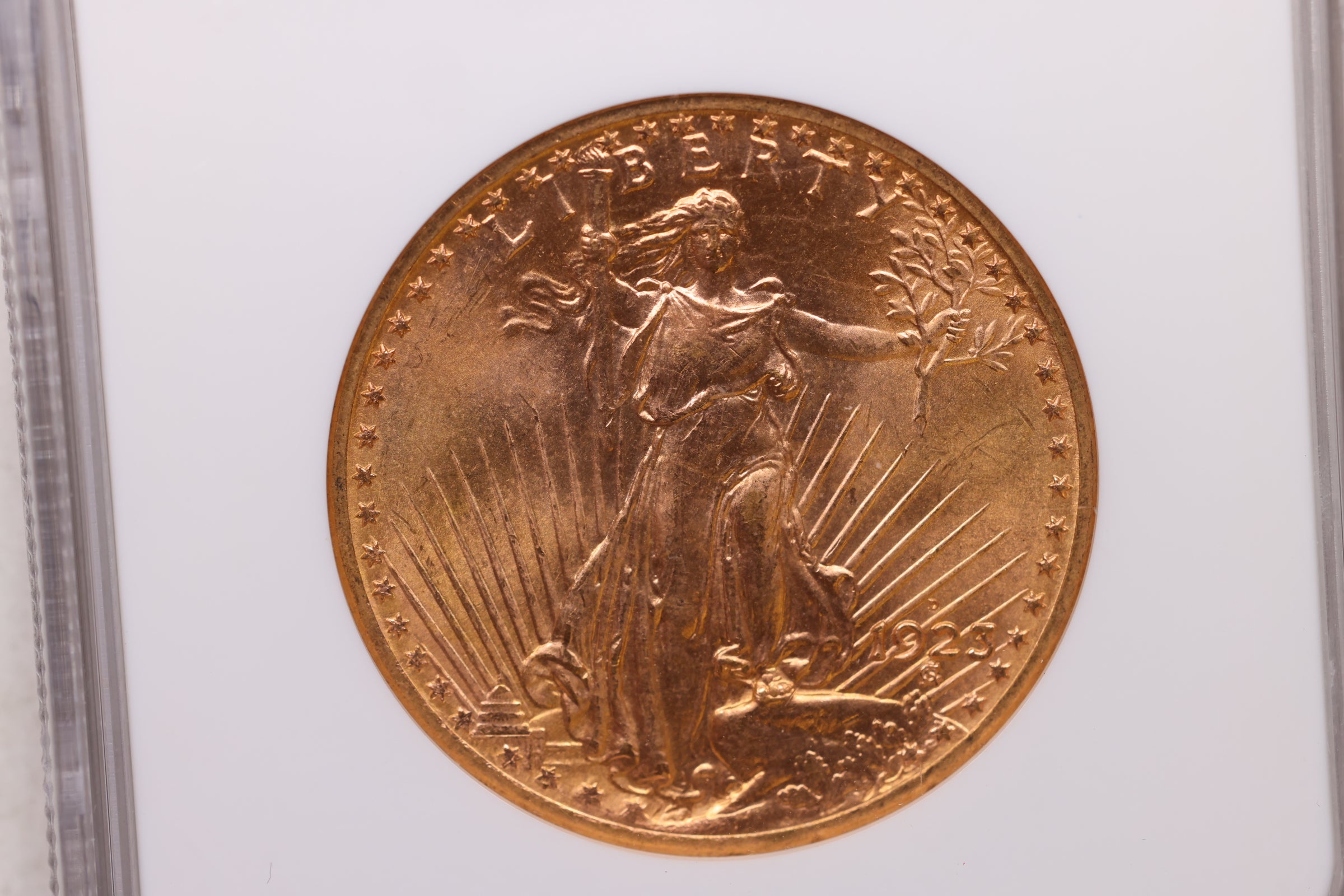 1908 $20 Gold Saint, Pre 1933 Double Eagle, NGC MS-64, Store Sale #G0126.