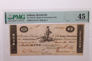 1821 $2., Obsolete Currency., Brookville, IN., PMG XF-45., Store