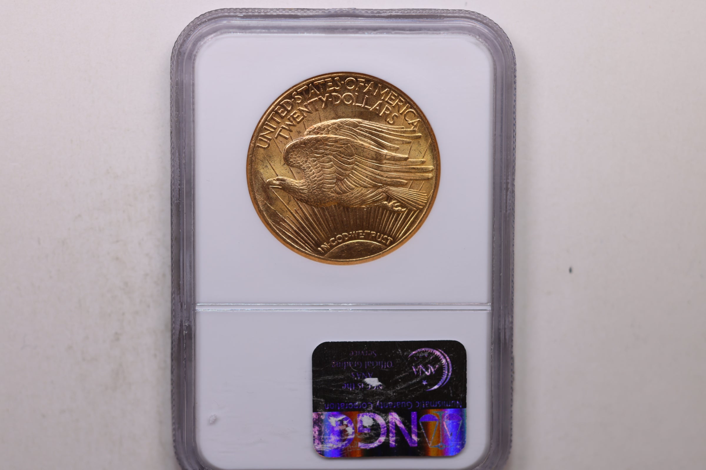 1908 $20 Gold Saint, Pre 1933 Double Eagle, NGC MS-64, Store Sale #G0126.