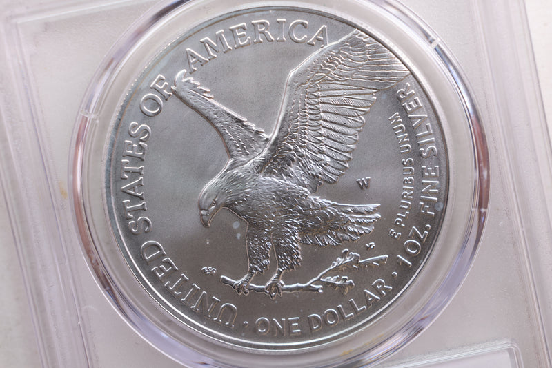 2025-W American Silver Eagle, Burnished Strike, NGC MS-70, Store SALE