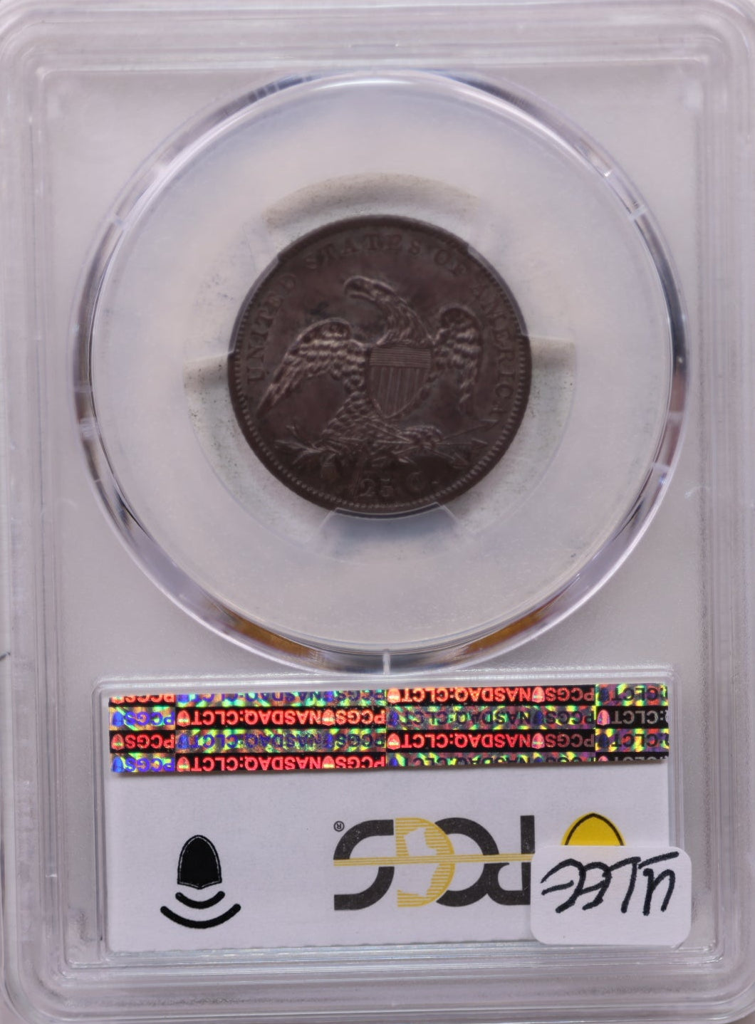 1838 Cap Bust Quarter, Browning-1, Mint State Coin, PCGS MS-62, Store #GQR004.