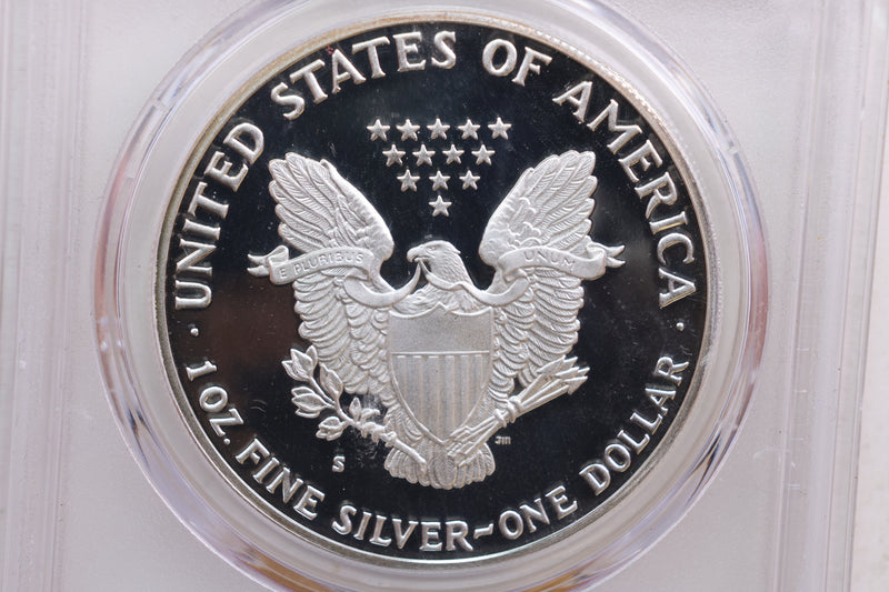 1986-S American Silver Eagle, Proof Strike, PCGS PR-70, Store SALE