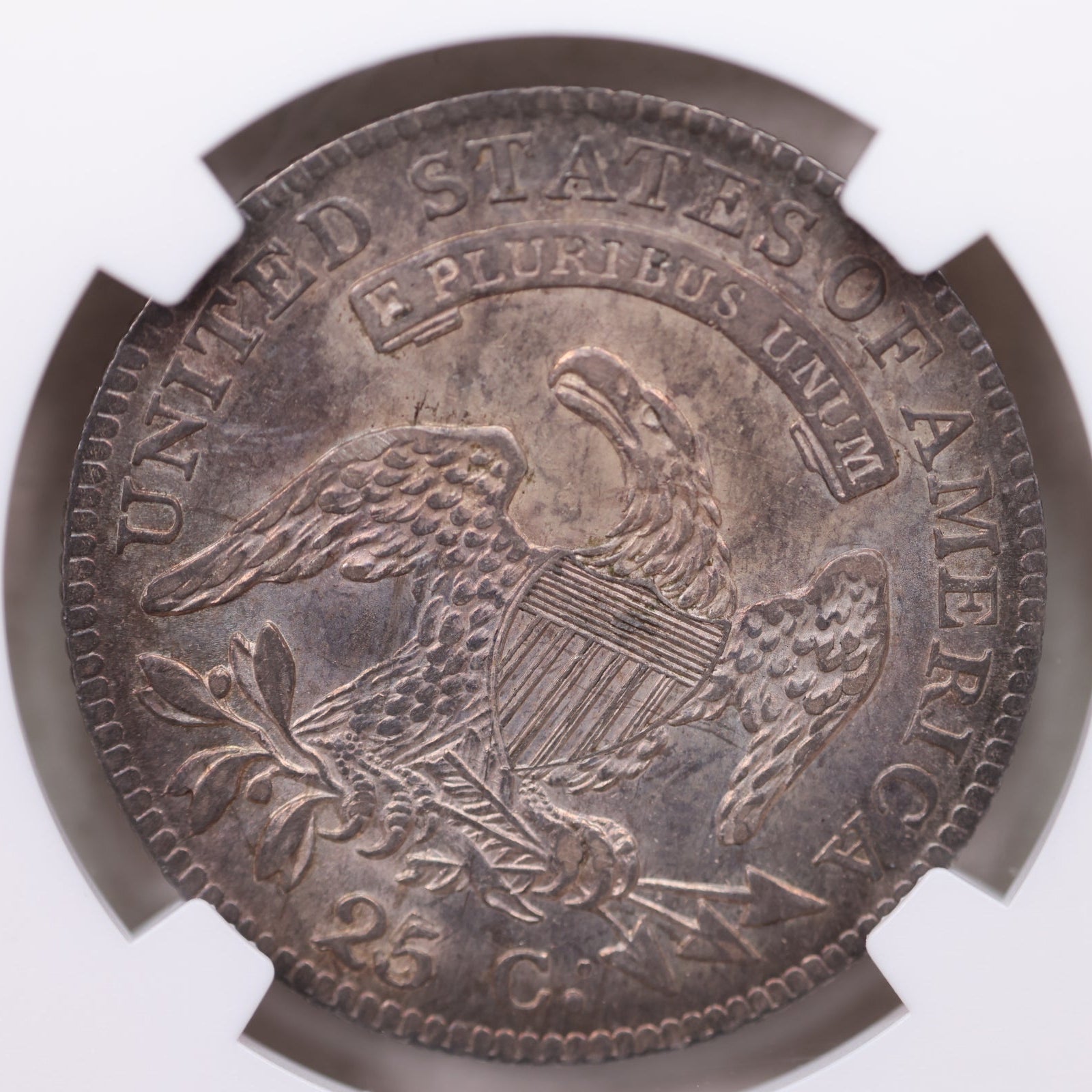 1819 Cap Bust Quarter, Browning-3, Mint State Coin, NGC MS-63, Store #GQR010.