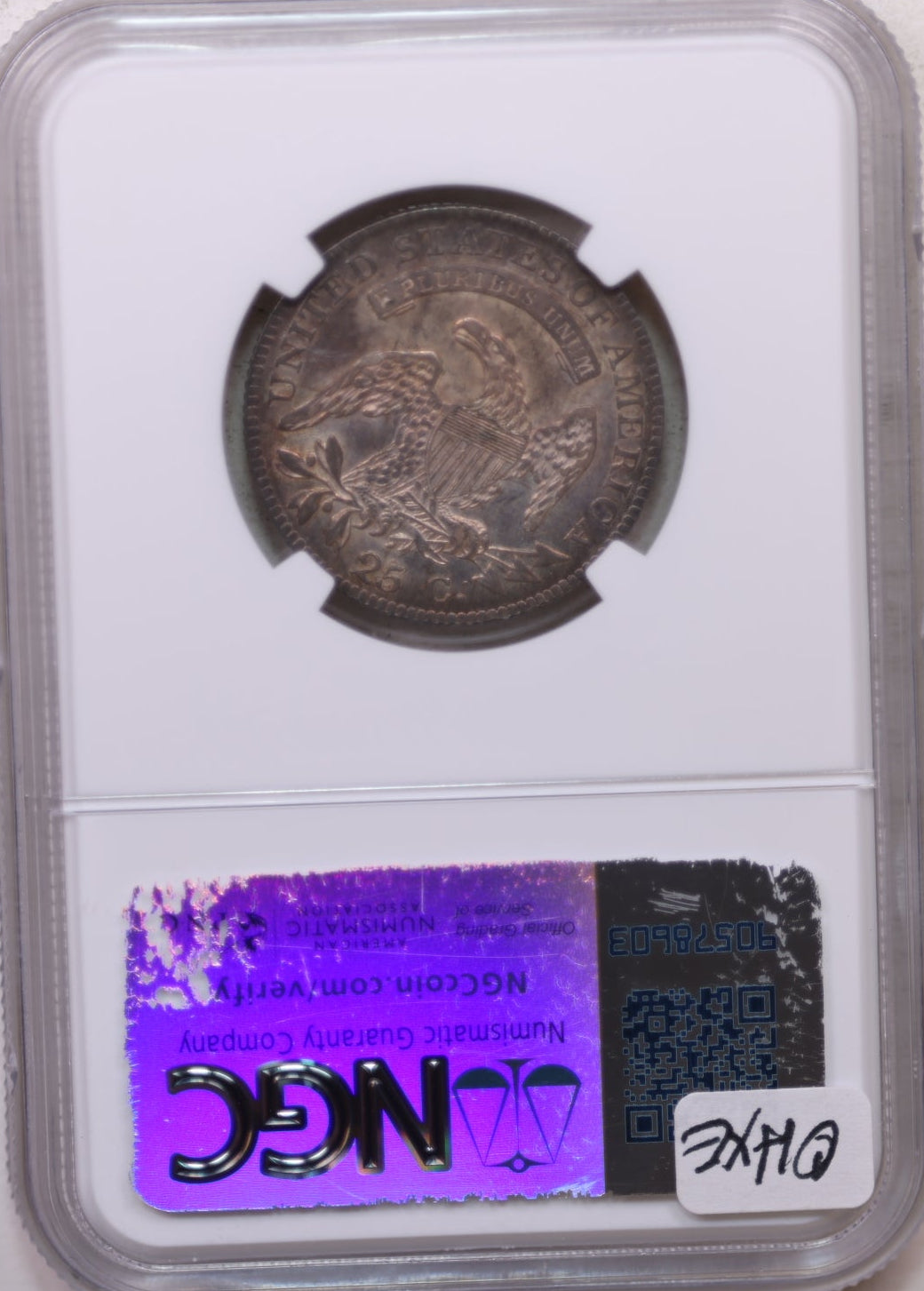 1819 Cap Bust Quarter, Browning-3, Mint State Coin, NGC MS-63, Store #GQR010.