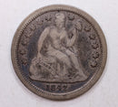 1842 Seated Liberty Dime, Collectible Circulated Coin, Store Sale