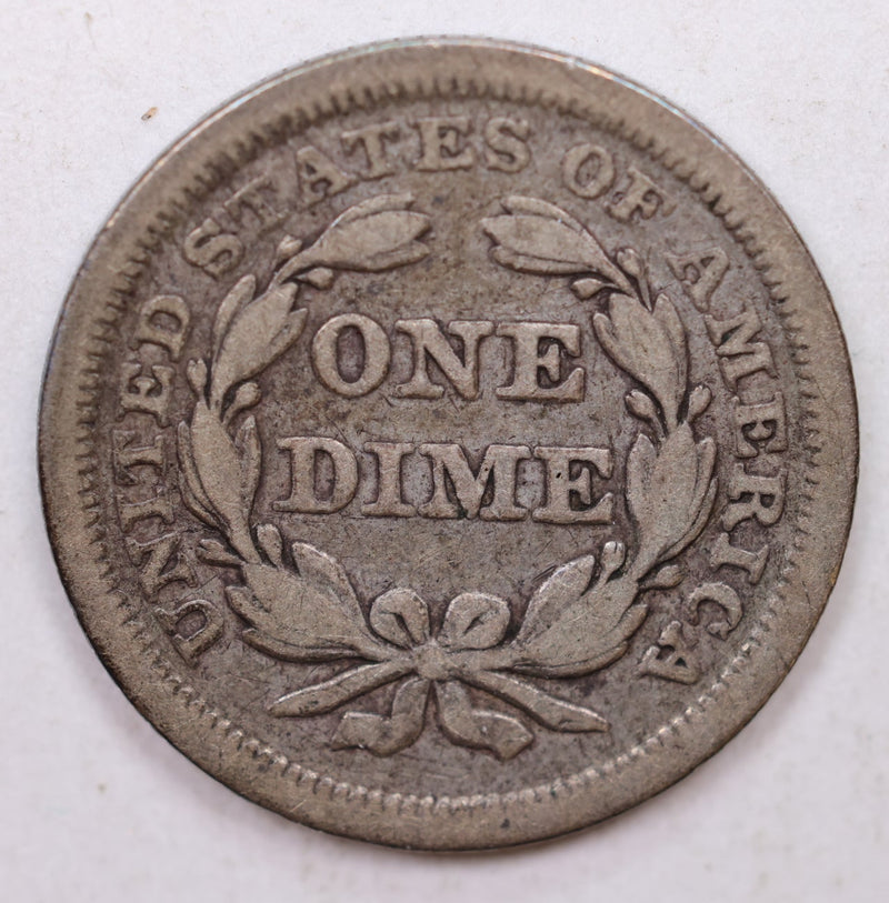 1842 Seated Liberty Dime, Collectible Circulated Coin, Store Sale