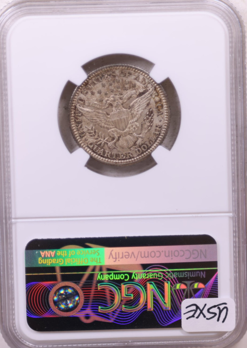 1907-S Barber Silver Quarter, Nice Eye Appeal, PCGS MS-64, Store Sale #GQR024.