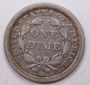 1843 Seated Liberty Dime, Collectible Circulated Coin, Store Sale