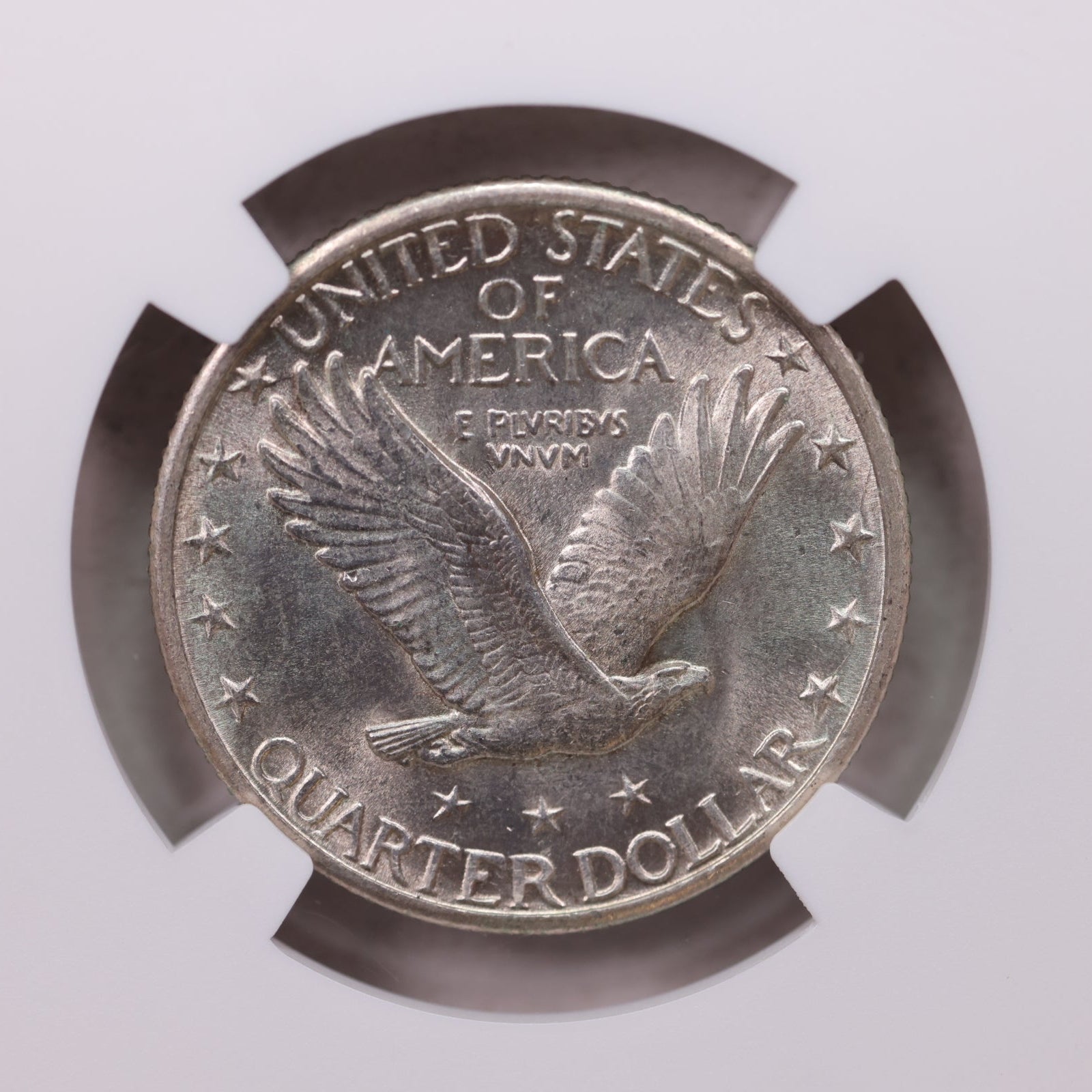 1924-D Standing Liberty Silver Quarter, Blast White, NGC MS-64, Store# GQR025.