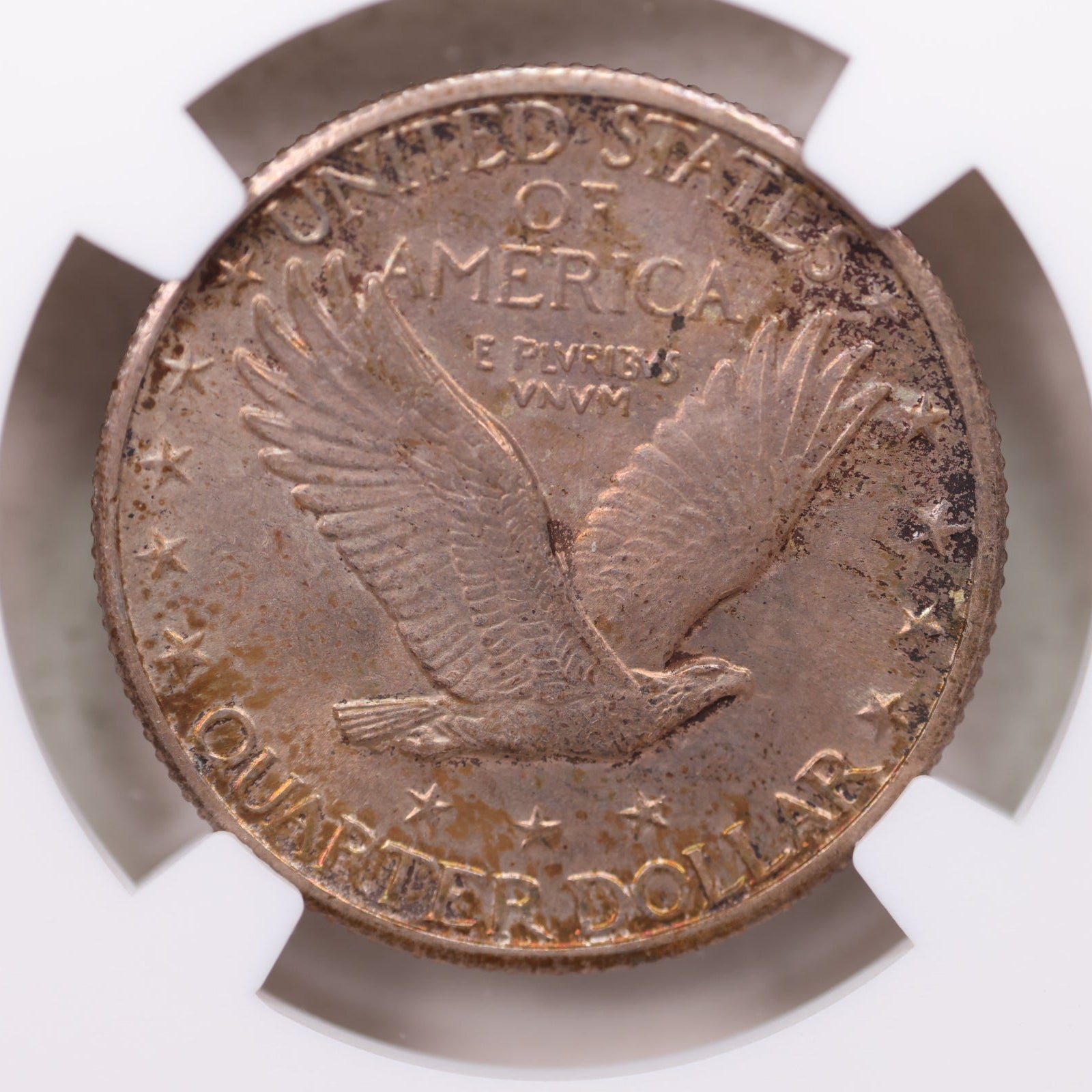 1926 Standing Liberty Silver Quarter, Toned, NGC MS-65 Full Head, Store# GQR0026.
