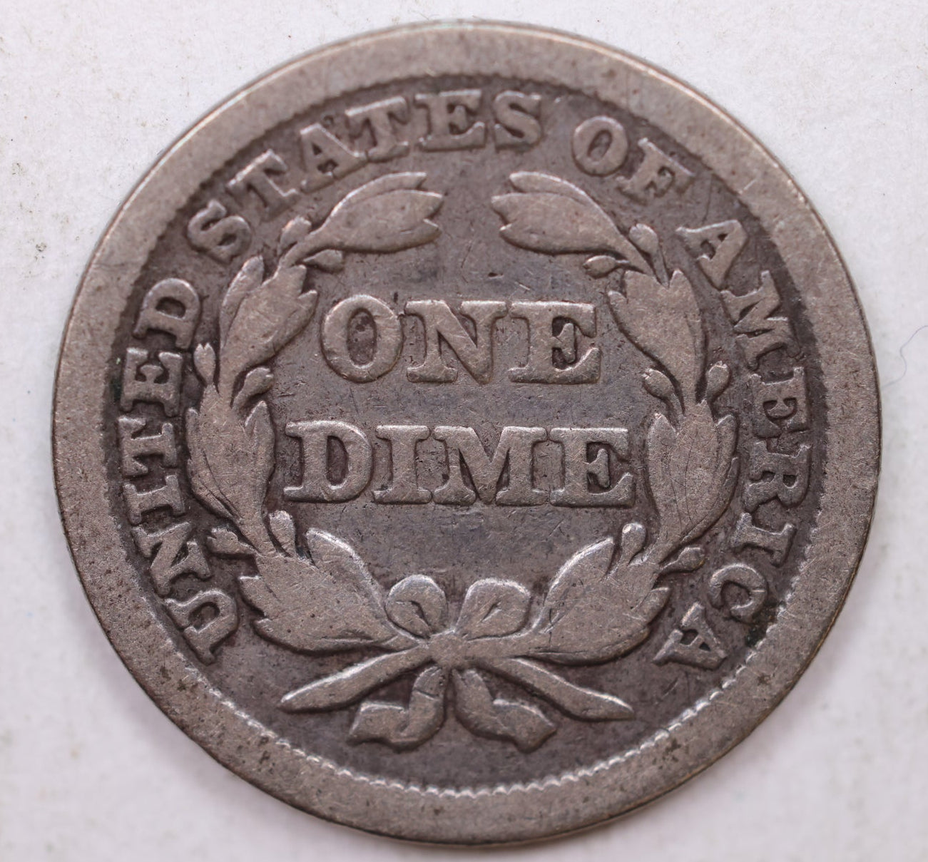 1849 Seated Liberty Dime, Collectible Circulated Coin, Store Sale #DE690.