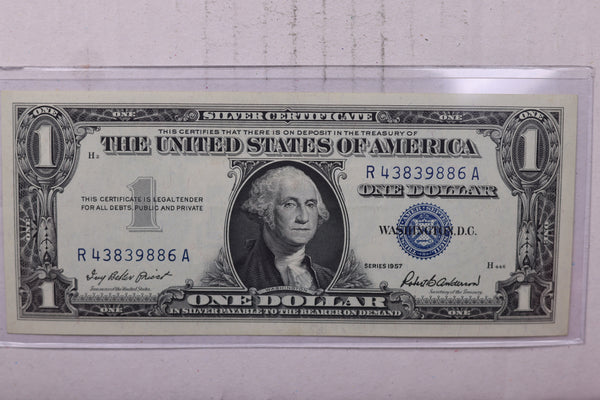1957 $1 Silver Certificate., Crisp Uncirculated., Store #0701