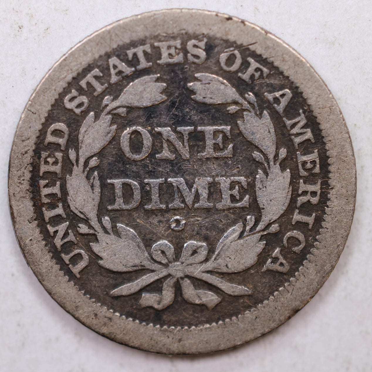 1850-O Seated Liberty Dime, Collectible Circulated Coin, Store Sale #DE693.