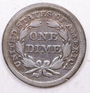 1851 Seated Liberty Dime, Collectible Circulated Coin, Store Sale