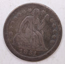1851-O Seated Liberty Dime, Detailed Circulated Coin, Store Sale