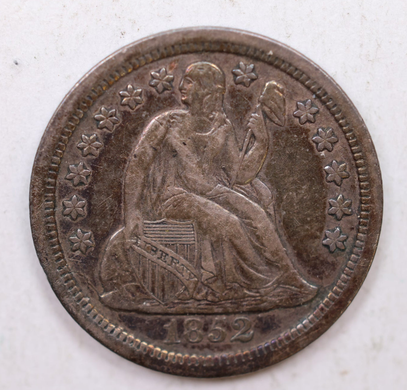 1852 Seated Liberty Dime, Collectible Uncirculated Coin, Store Sale #DE696