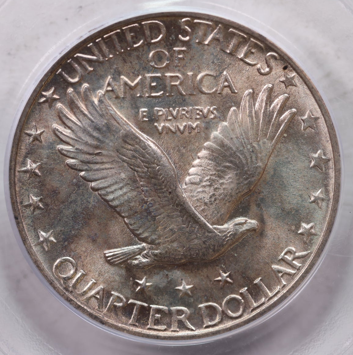 1926-D Standing Liberty Silver Quarter, WHITE!, PCGS Grading MS64, Store# GQR030.