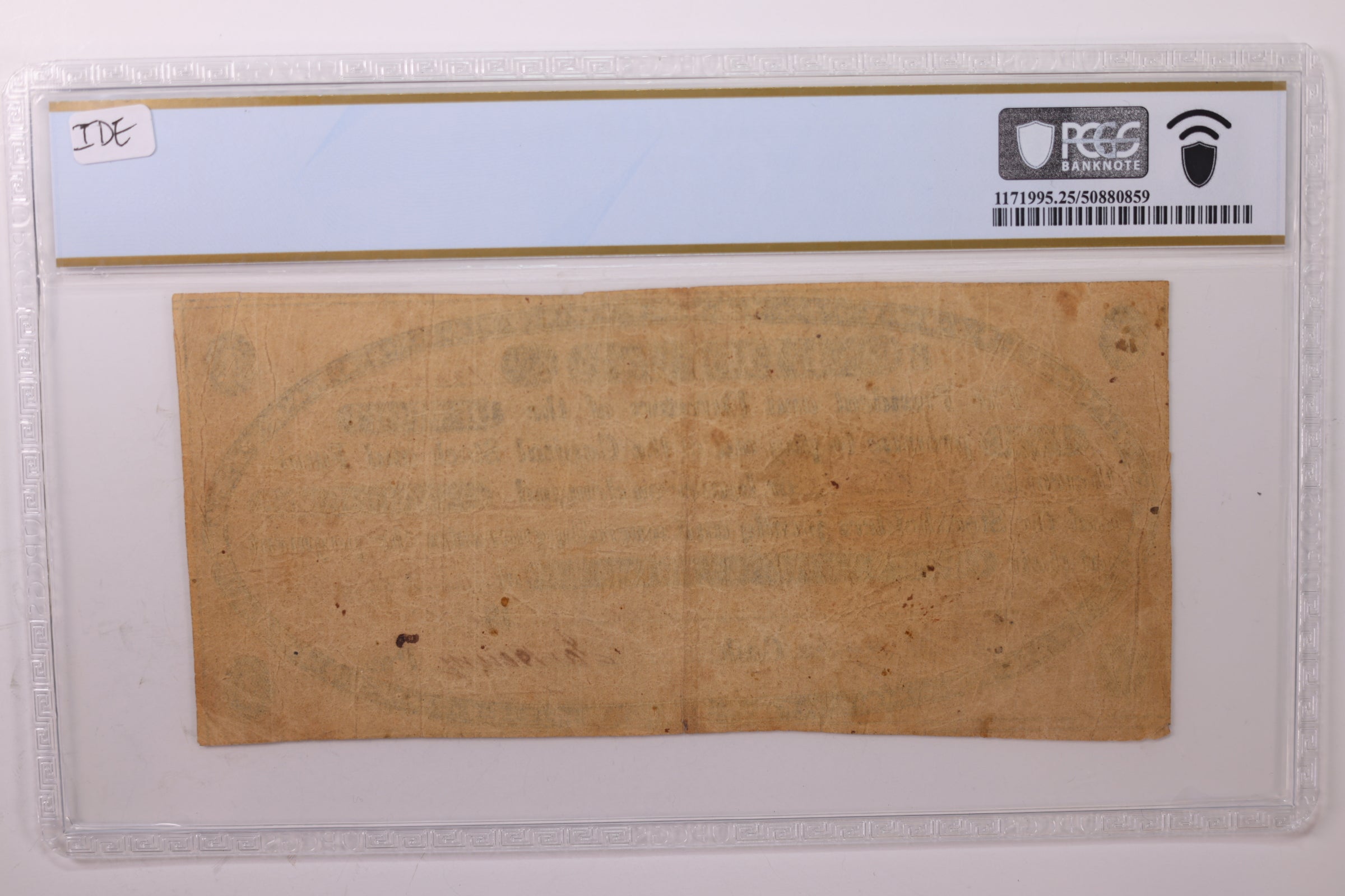 1807 $1., Detroit, MI., Perkins Plante., Obsolete Currency., PCGS VF-25., STORE #GMI038