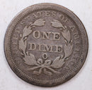 1853-O Seated Liberty Dime, Collectible Circulated Coin, Store Sale