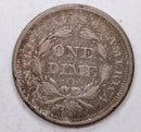 1854-O Seated Liberty Dime, About Uncirculated Coin, Store Sale