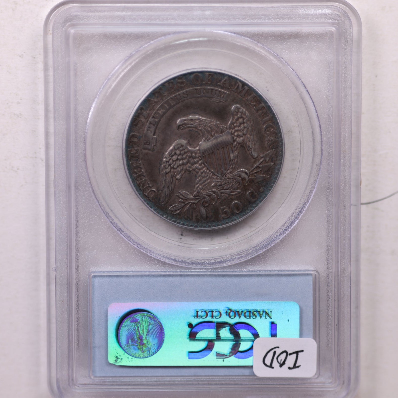 1832 Cap Bust Silver Half Dollar, Large Letters, PCGS AU-50. Store #GHR105
