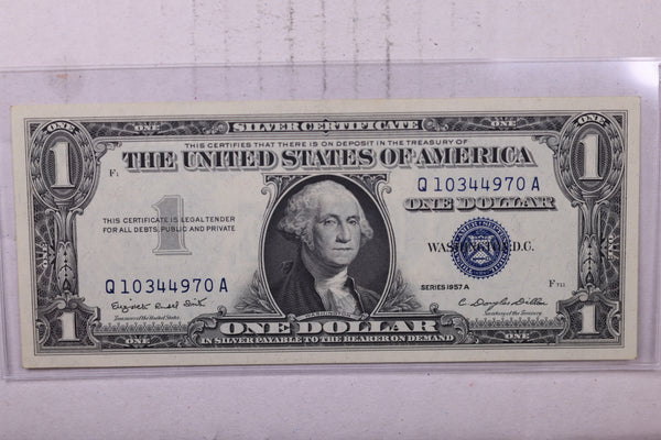 1957-A $1 Silver Certificate., Crisp Uncirculated., Store #0713