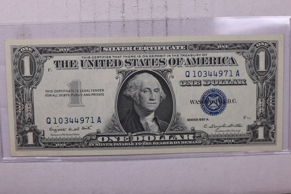 1957-A $1 Silver Certificate., Crisp Uncirculated., Store #0714