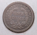 1858-O Seated Liberty Dime, Collectible Circulated Details, Store Sale
