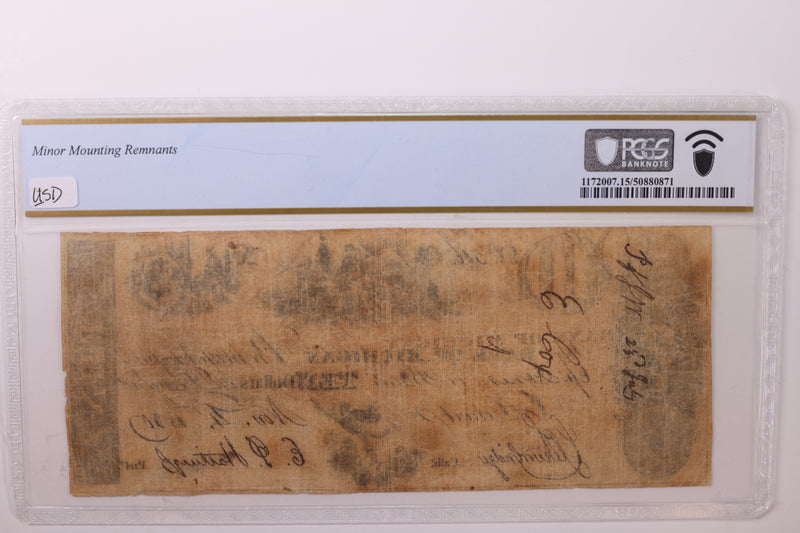 1830 $10., Detroit, MI., Obsolete Currency., Spurious Issue., PCGS F-15., STORE